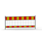 Panel fence | according to TL | film RA2/B | length: 2.40 m | red / yellow